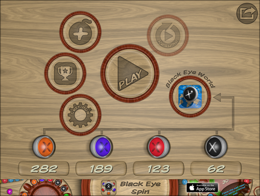 Black Eye Spin Home View